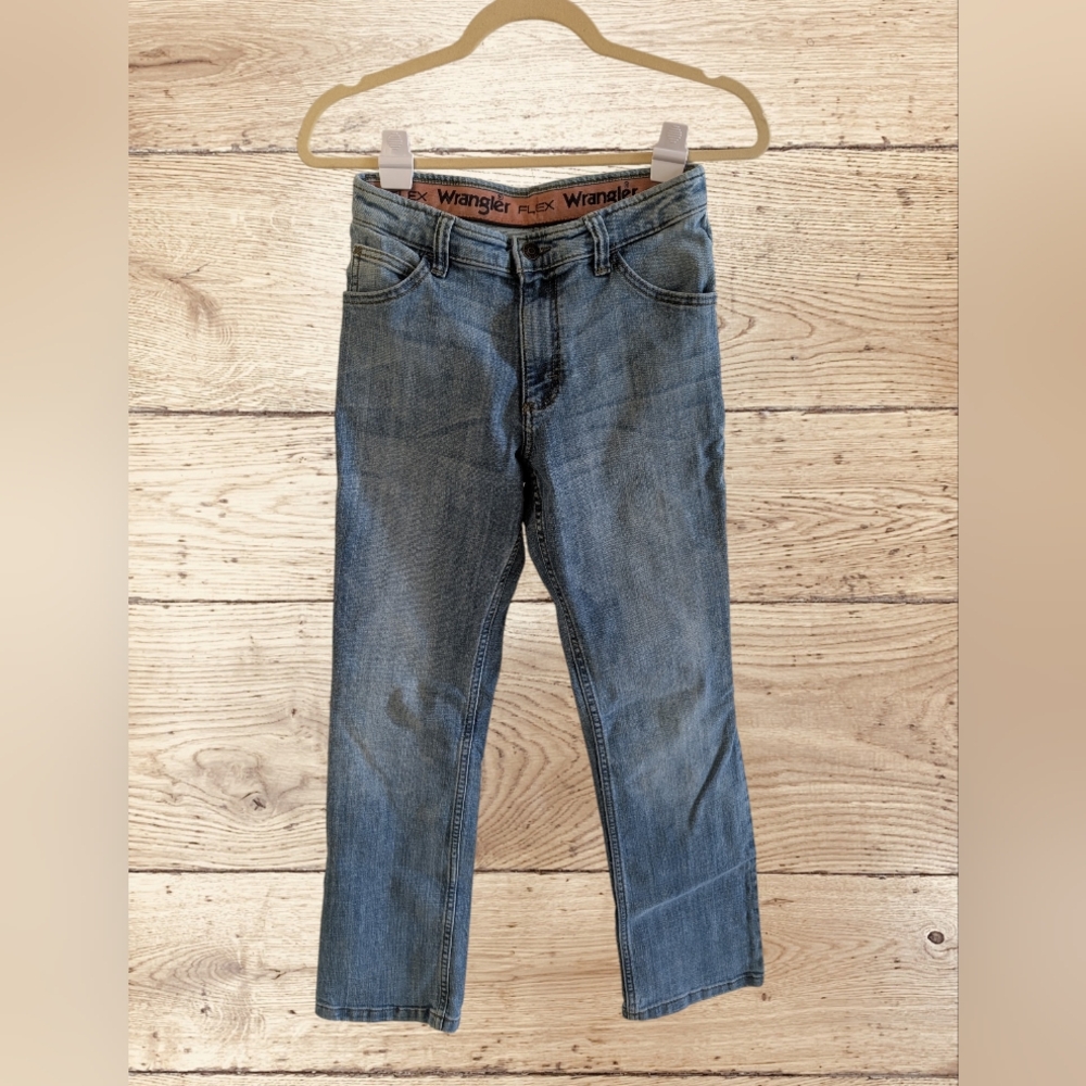 Wrangler Girls Flex Blue Jeans 14